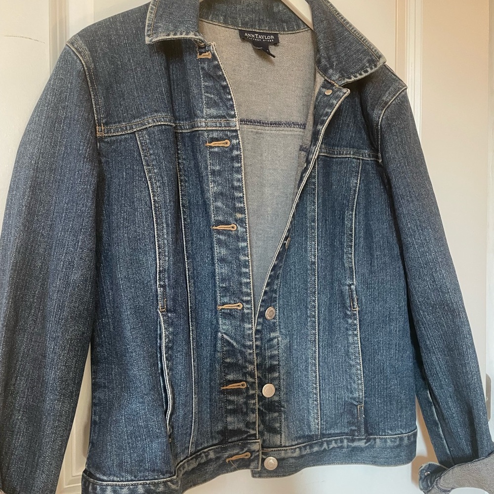 Ann Taylor Cotton Blend Jacket